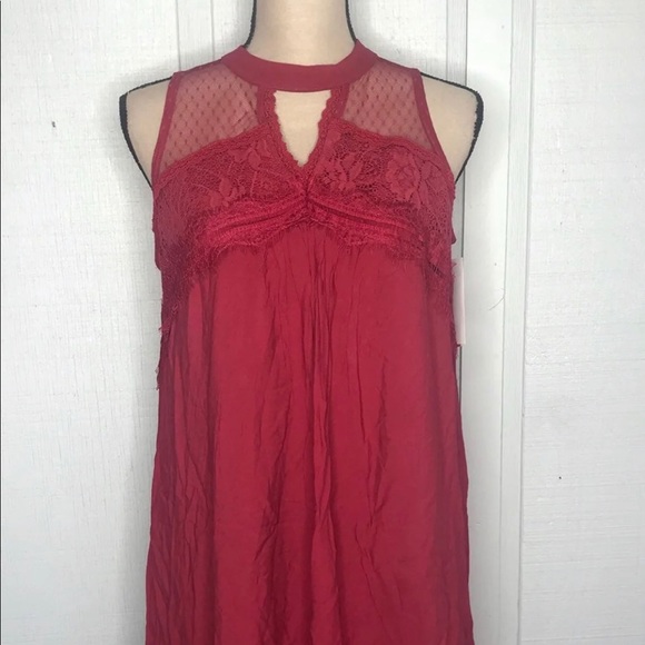 NWOT Red Shift Dress - Picture 8 of 11